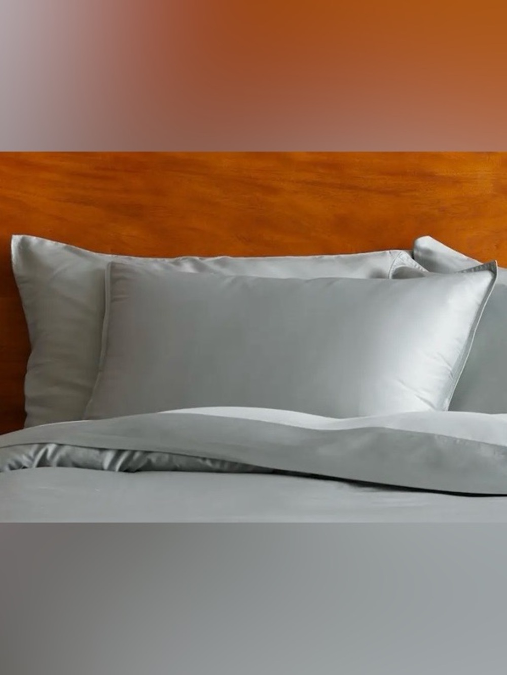 NWOT Quince Bamboo Pillowcase Set, Standard (Eucalyptus) - Picture 4 of 4
